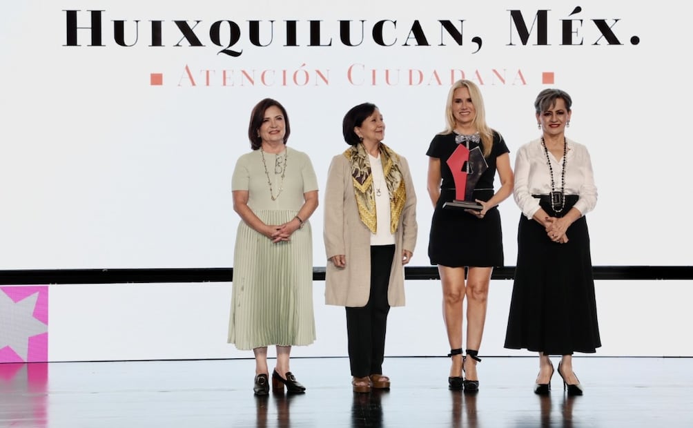 Este reconocimiento marca la cuarta ocasión consecutiva en que la administración de Huixquilucan destaca a nivel nacional por su desempeño gubernamental. Foto Especial