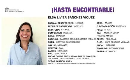 Restos humanos en Cuautitlán podrían ser de Elsa Livier: Sobrina y pareja implicados