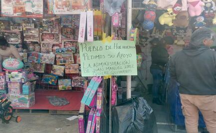 ¿Fin de una tradición? Huehuetoca amenaza con desalojar Bazar Navideño