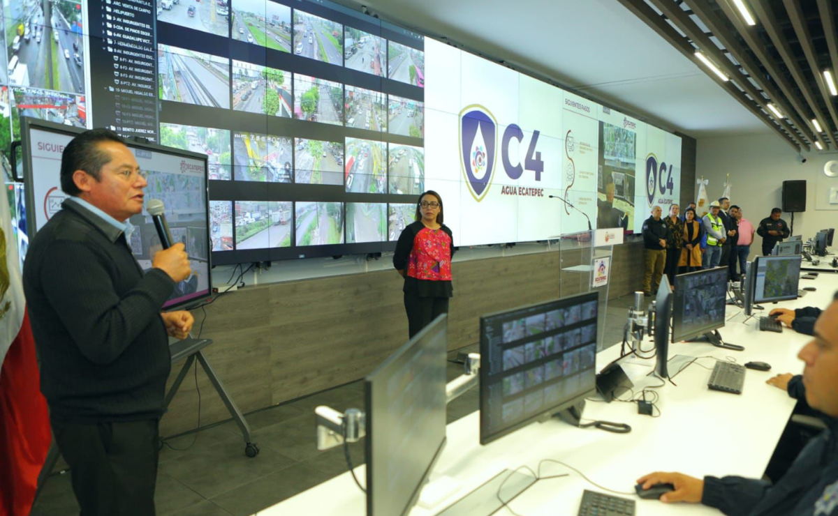 El C4 del Agua es la pieza central de la estrategia de Ecatepec para transformar su sistema hidráulico, reduciendo afectaciones por lluvias y llevando agua a cada hogar. Foto: Especial