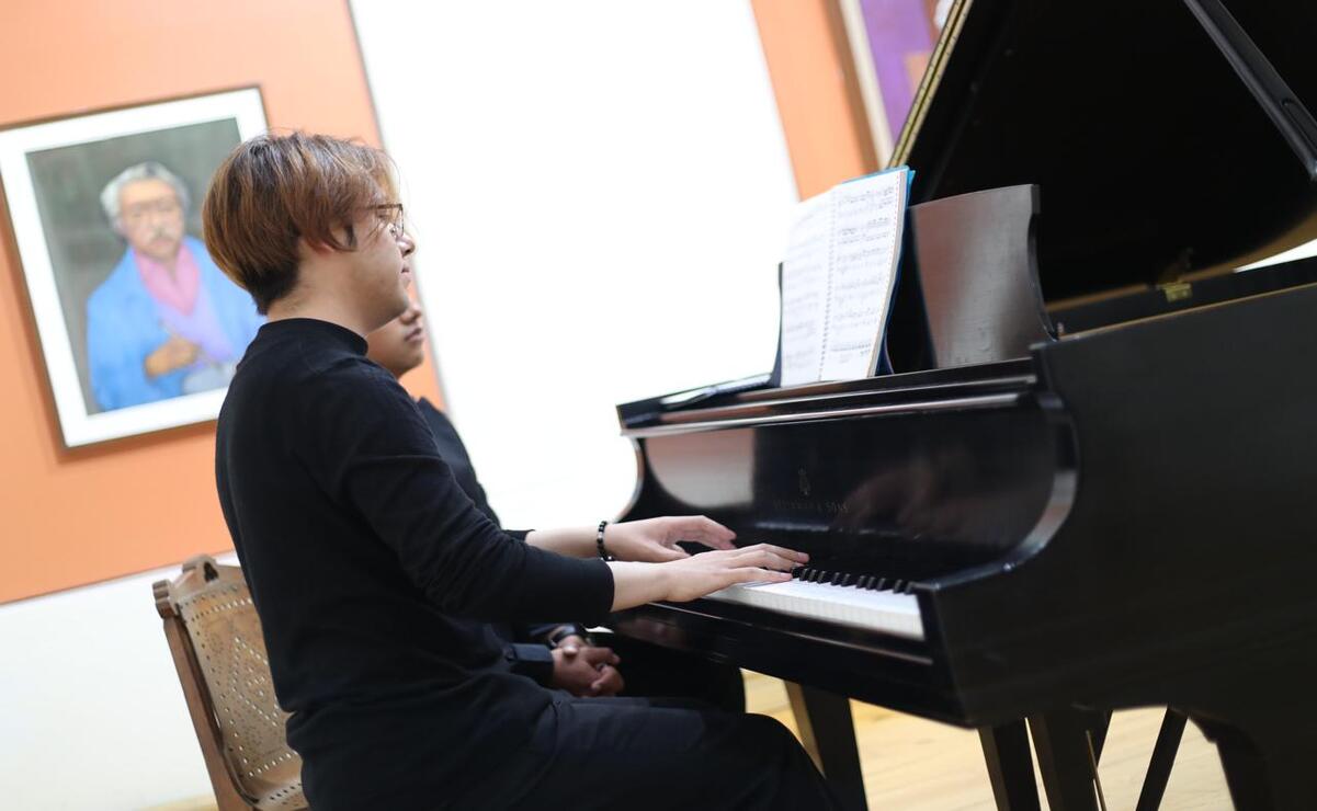 En el Museo Taller Nishizawa, el público disfrutó de un recorrido guiado y un concierto a cargo de la Sociedad Pianística Frederic Chopin / Foto: Especial