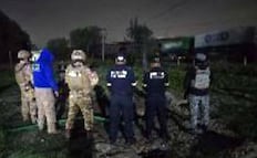 Caen 5 "huachicoleros" en Huehuetoca: descubren toma clandestina junto a las vías del tren