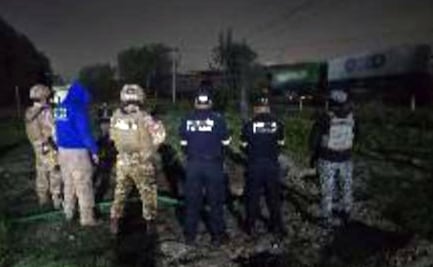 Caen 5 "huachicoleros" en Huehuetoca: descubren toma clandestina junto a las vías del tren