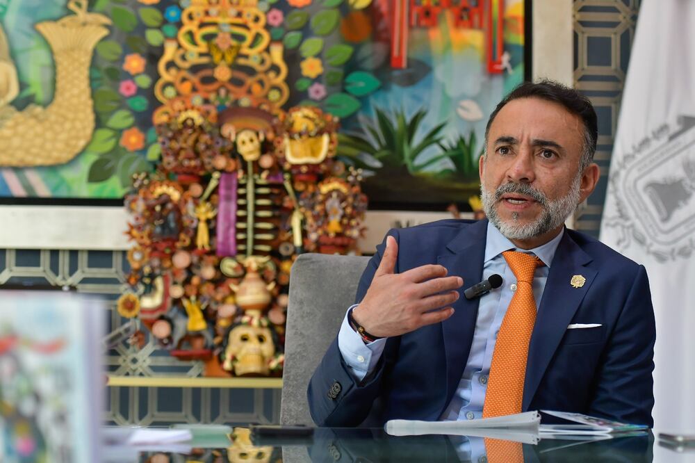 Fernando Flores Hernández, el alcalde de Metepec. Foto Arturo Hernández