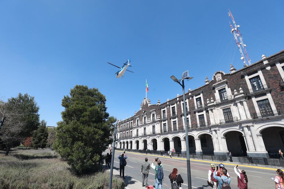 El ejercicio también se llevó a cabo en Palacio de Gobierno, en Toluca. Foto. Alejandro Vargas. El Universal