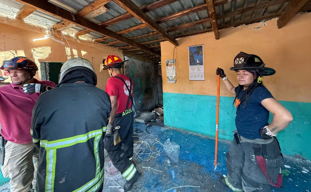En Naucalpan, la lluvia cobró factura: viviendas dañadas en El Molinito y familias evacuadas por riesgo de colapso. Foto: Gisela González