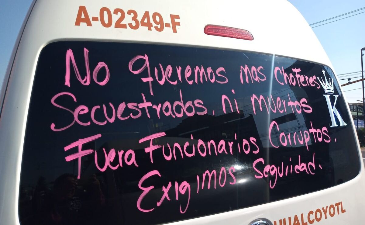 Anuncian mega marcha de transportistas en Edomex y CDMX; denuncian fabricación de delitos