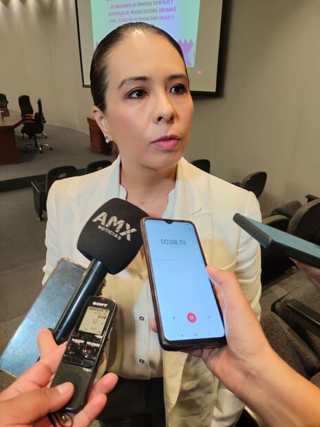 La consejera Karina Vaquera Montoya impulsa una racionalización del gasto enfocada en la participación ciudadana. Foto Alma Rodríguez / El Universal