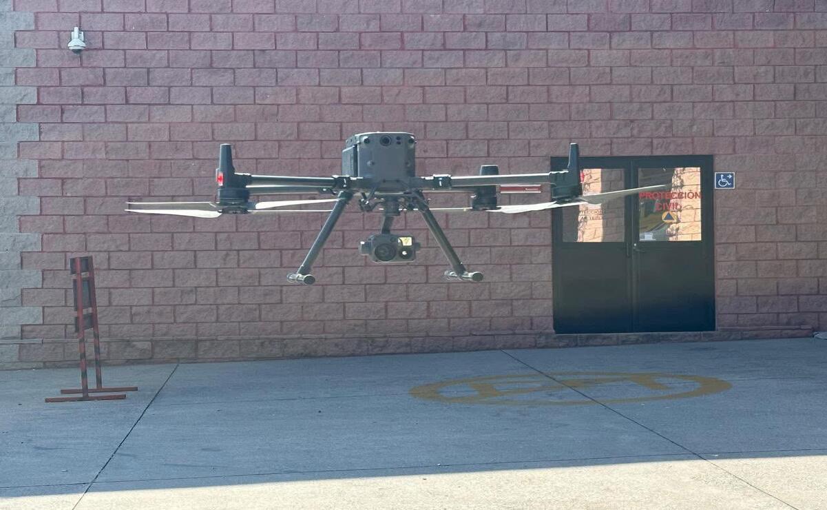 Los drones son pieza clave en la estrategia de seguridad que ha reducido el robo de vehículos / Foto: Arturo Hernández