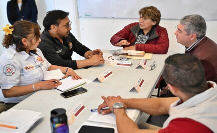 Delfina Gómez supervisa atención a familias afectadas por inundaciones en Nezahualcóyotl