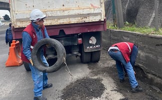 Arrancan trabajos nocturnos de desazolve en Periférico Norte 
