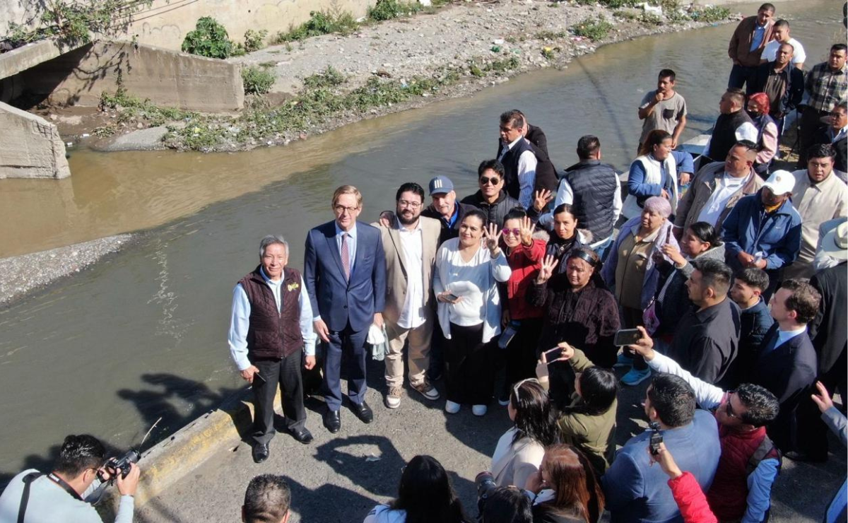 Naucalpan y Países Bajos se unen para recuperar el Río Hondo. Foto: Especial