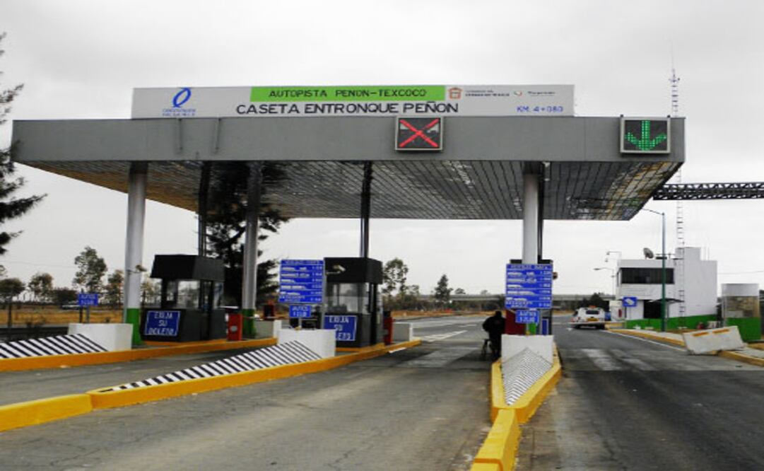 $60 es la nueva tarifa de peaje en la autopista Peñón-Texcoco. Foto: Especial