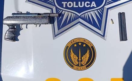 Amedrentaban con armas de fabricación artesanal en Toluca 