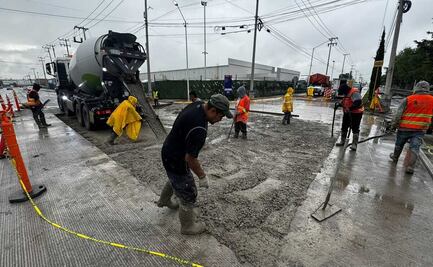 Administración del Parque Industrial Toluca 2000 realiza jornadas de bacheo