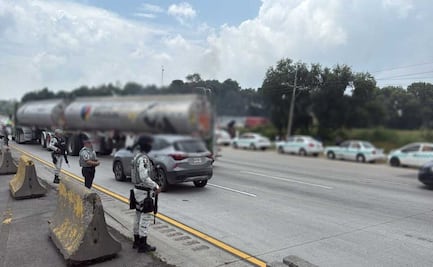 Bloqueo de cuatro horas en la México-Querétaro por taxistas desaparecidos
