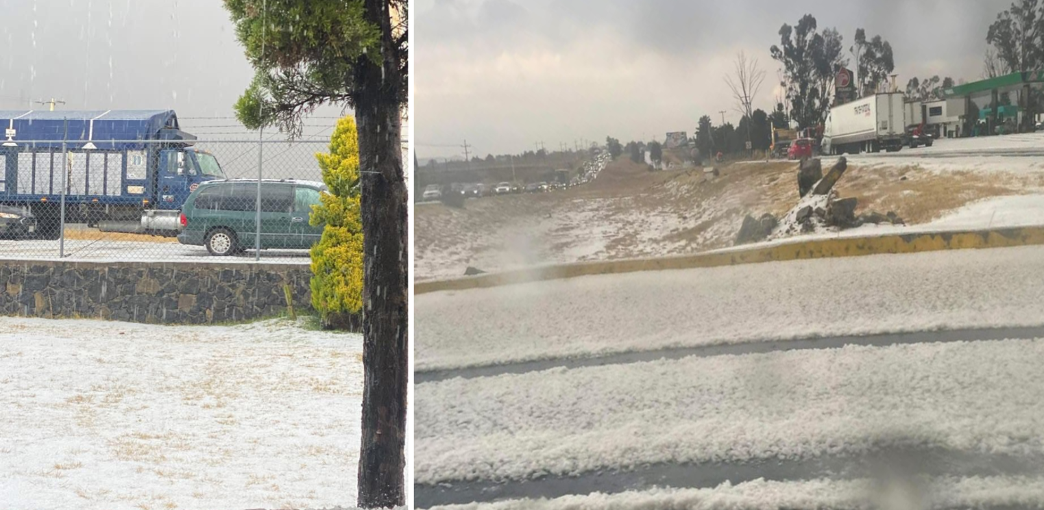 Las condiciones climáticas sorprendieron a los automovilistas. Foto Especial