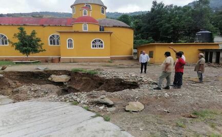 Afectaciones en Tejupilco por continuos deslaves