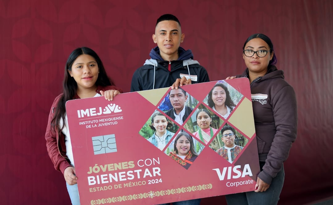 Jóvenes mexiquenses reciben apoyo económico a través del Programa Jóvenes con Bienestar / Foto: Especial