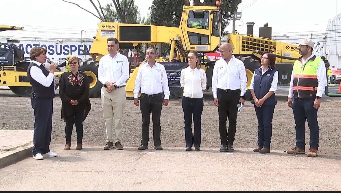 Acolman: Inician trabajos de rehabilitación en 26 km de carreteras federales del Edomex