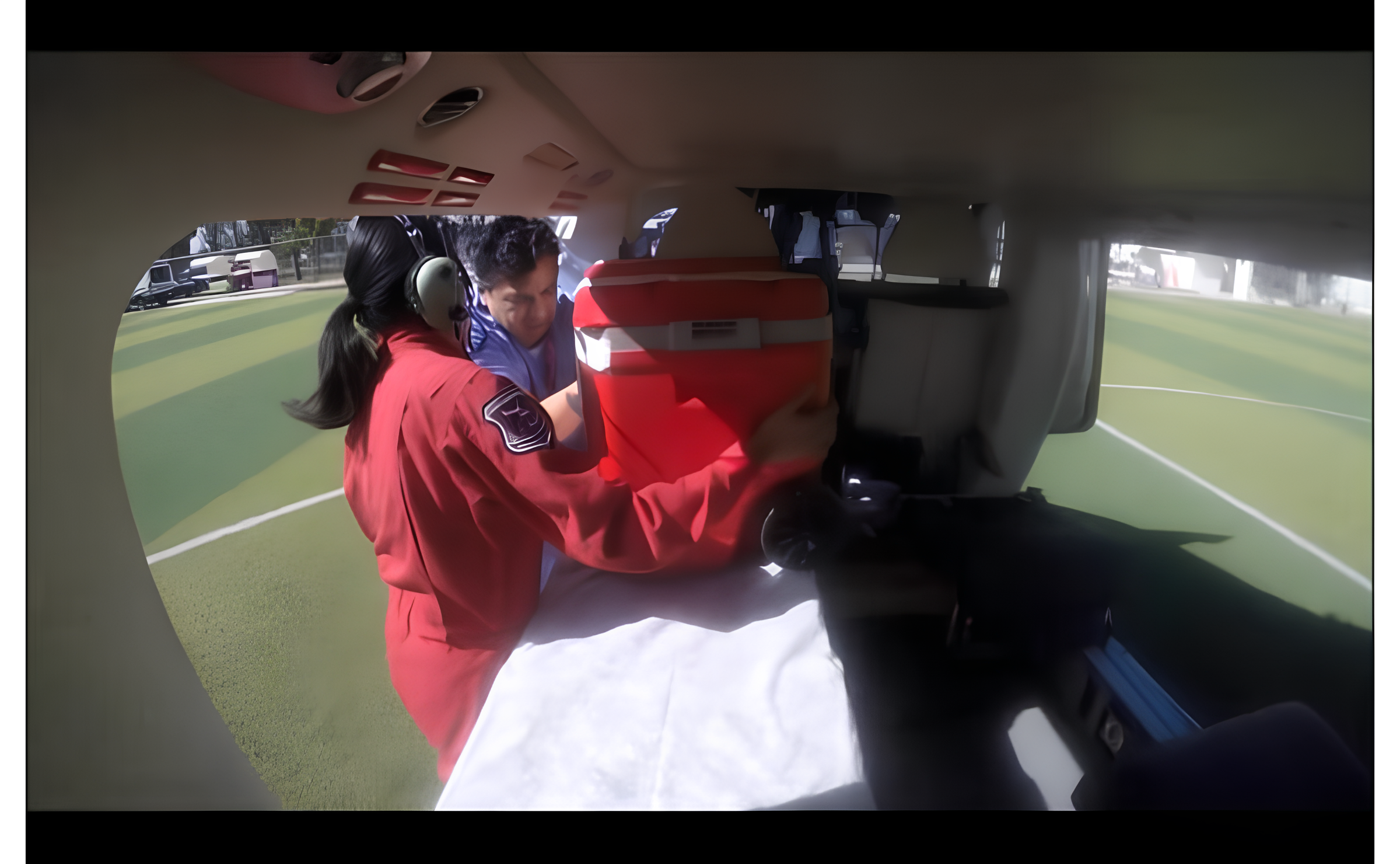 Grupo Aéreo Relámpagos realizó este martes el traslado de un hígado Foto: Captura