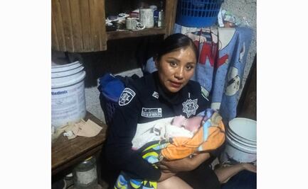 Ecatepec: Policías se convierten en ángeles de la guarda durante un parto de emergencia