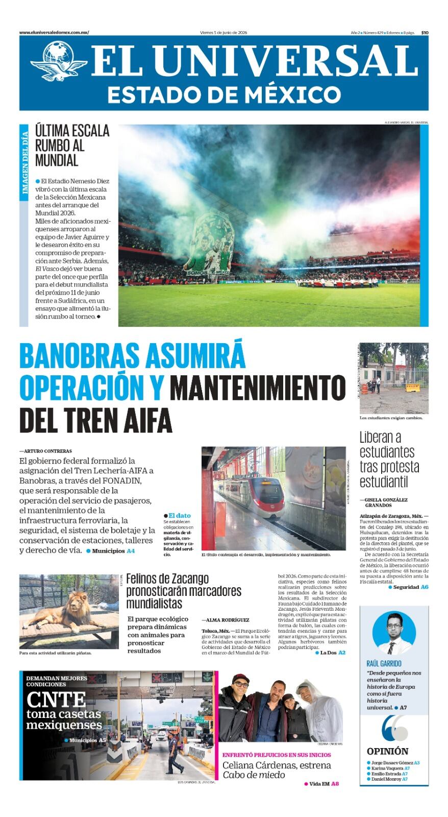 Portada 05 de junio de 2026