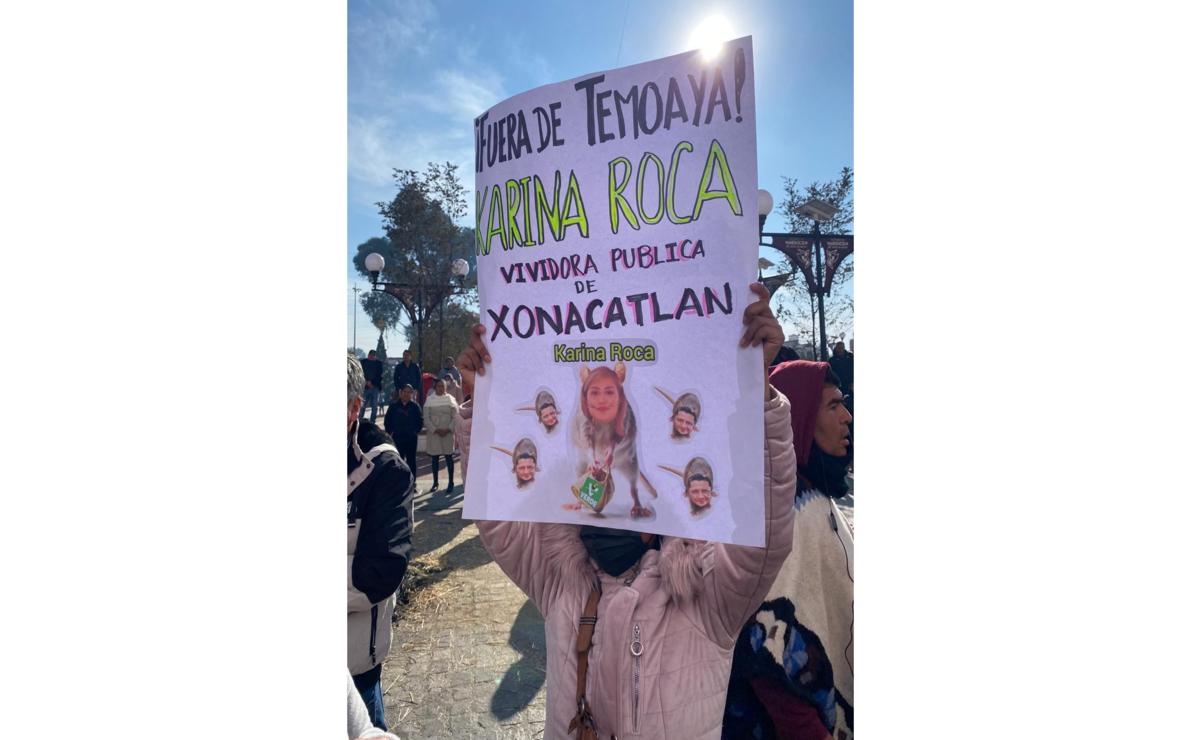 Los vecinos argumentan que los dos regidores no pertenecen a Temoaya y llegaron a sus cargos sin haber realizado campaña en la región.  Foto: Especial