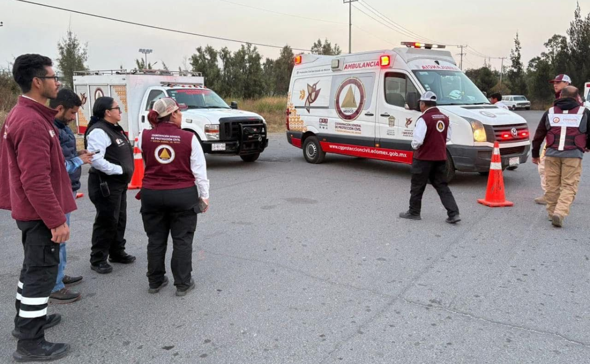 Unidades de emergencia de la Coordinación General de Protección Civil y Gestión Integral del Riesgo en acción / Foto: Especial