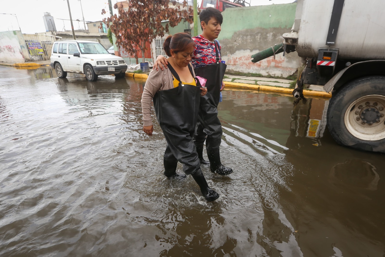 Dos colonias actualmente siguen en continencia: Culturas de México y Jacalones 2. Foto Luis Camacho