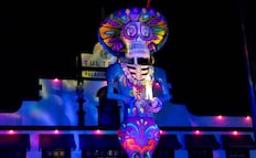 Tultepec inicia festejos de Día de Muertos con Catrina Monumental