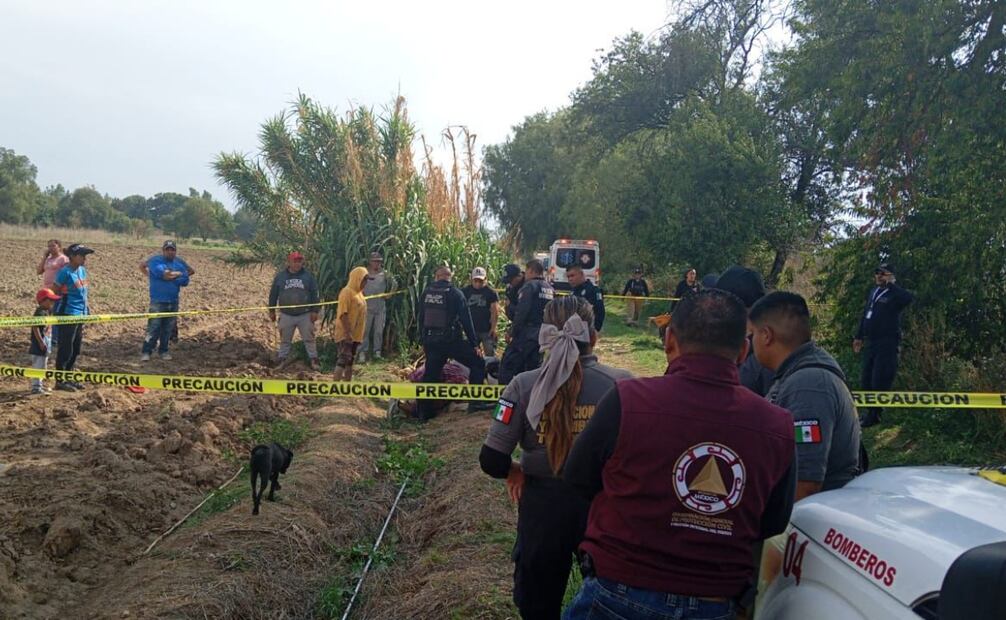 Elementos de Protección Civil y la Guardia Nacional resguardaron el sitio en los Ejidos de Ocopulco tras el reporte del incidente. Foto Especial