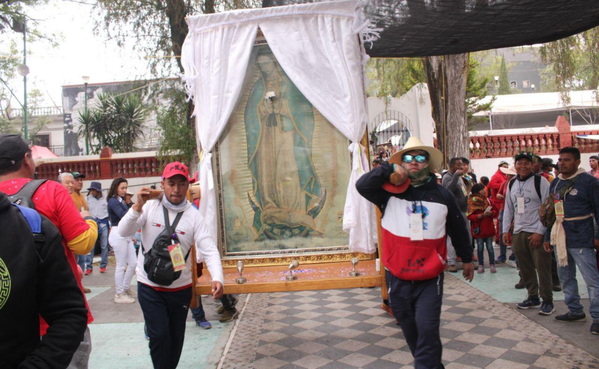 Cuajimalpa de Morelos, un oasis de descanso y hospitalidad para los peregrinos que caminan hacia el Tepeyac Foto: Especial