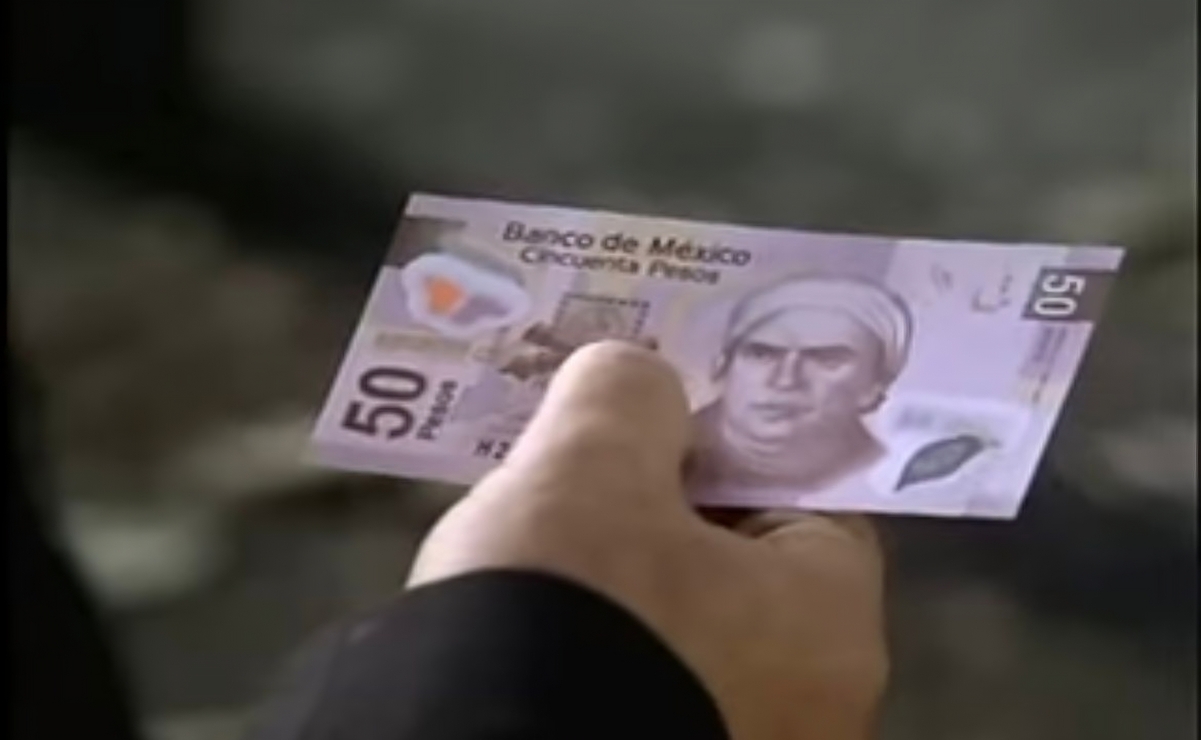 Billete de 50 pesos de la familia F, 2006. Foto: Especial.