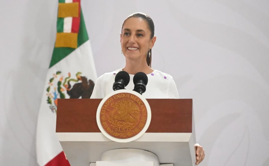 La presidenta Claudia Sheinbaum se refirió al caso del alcalde de Metepec en la conferencia Mañanera de este viernes. Foto. Especial