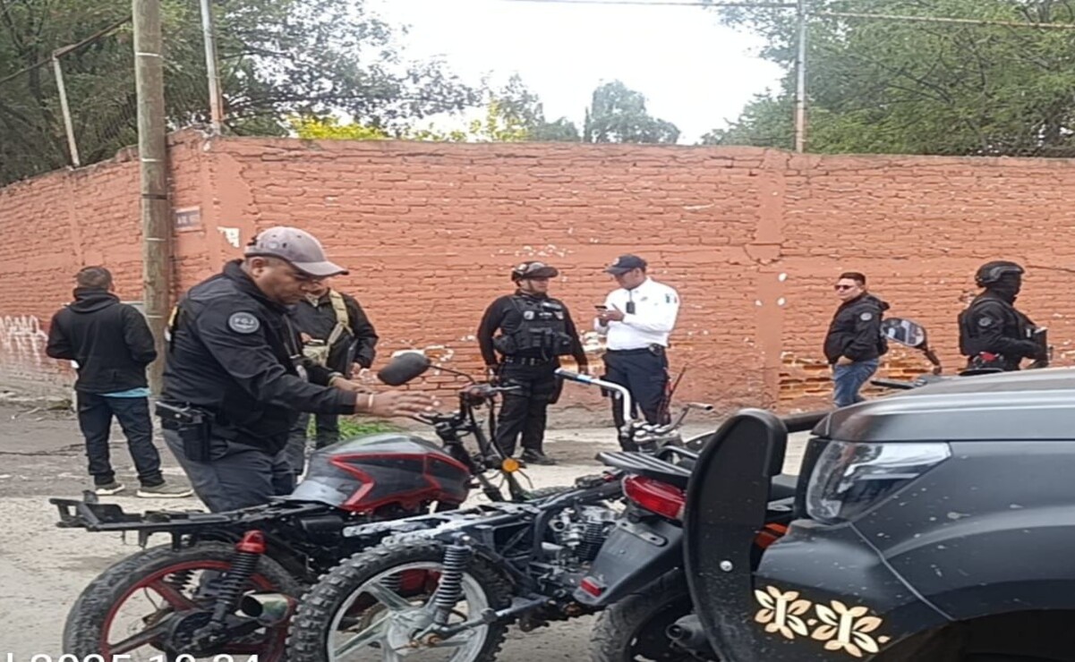 Cuautitlán Izcalli: Con operativo recuperan motos robadas y detienen a asaltante