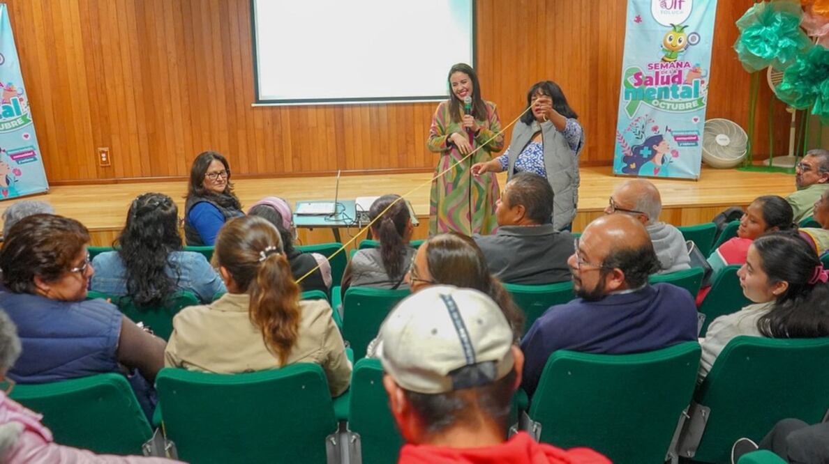 Actividades de la Semana de la Salud Mental en Toluca. Foto Especial