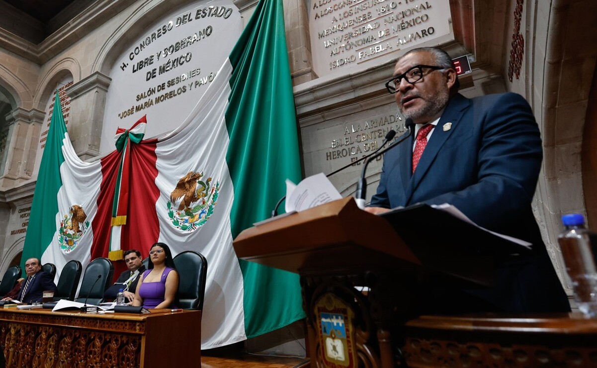 Horacio Duarte, secretario general de gobierno del Edomex comparece ante la LXII legislatura / Foto Jorge Alvarado
