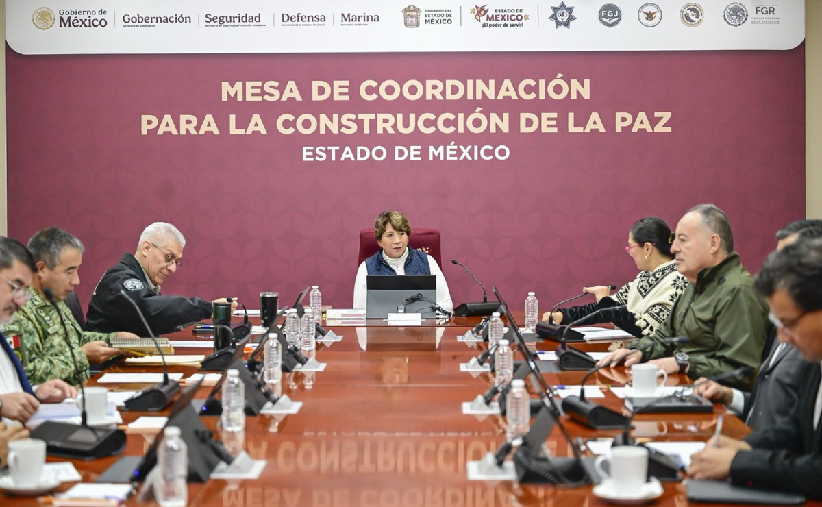 Delfina Gómez lidera la estrategia que reduce la extorsión un 18% en el Estado de México. Foto: Especial