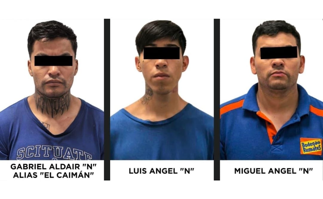 Gabriel Aldair “N”, alias “El Caimán”, identificado como el presunto líder de la célula delictiva operando en la zona oriente del Edomex. Foto Especial