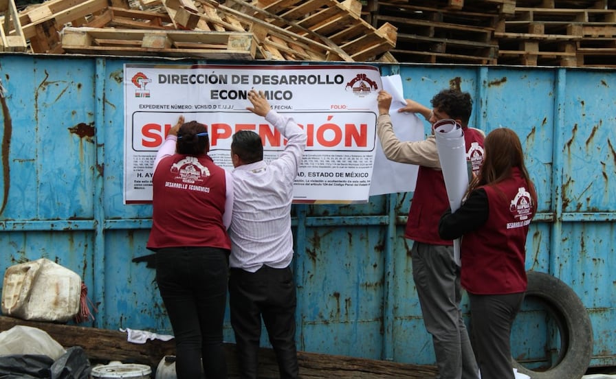 Clausuran tiradero clandestino en humedales de Valle de Chalco; alertan por foco de infección

