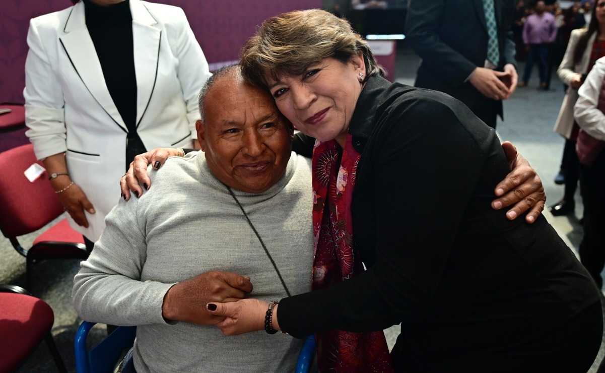 Delfina Gómez Álvarez, gobernadora del Edomex reconoció la labor de los alfabetizadores / Foto Especial
