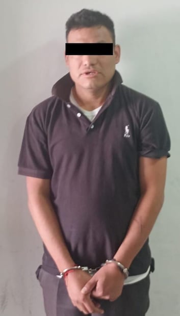 Elementos del Sector 6 de Ecatepec detuvieron a José Alberto “N” tras confirmarse la agresión intencional con agua hirviendo contra su hijo de 3 años. Foto Especial