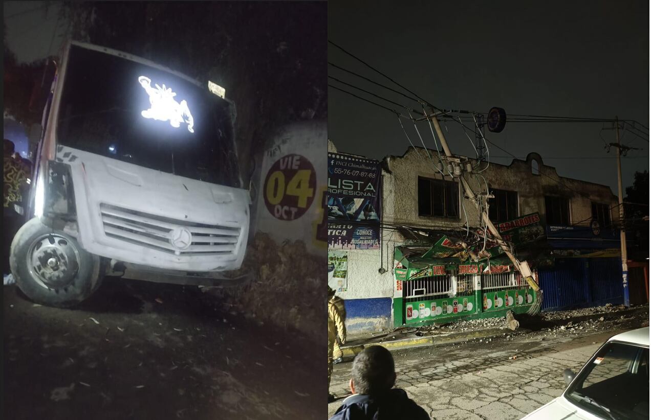 Autobús suburbano se queda sin frenos y atropella a transeúnte en ...