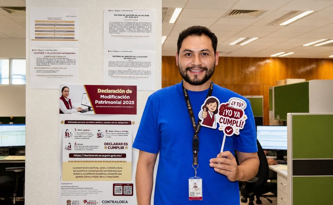 La declaración patrimonial consiste en reportar y actualizar los ingresos, bienes, deudas y posibles conflictos de interés obtenidos o modificados por el trabajador. Foto. Especial