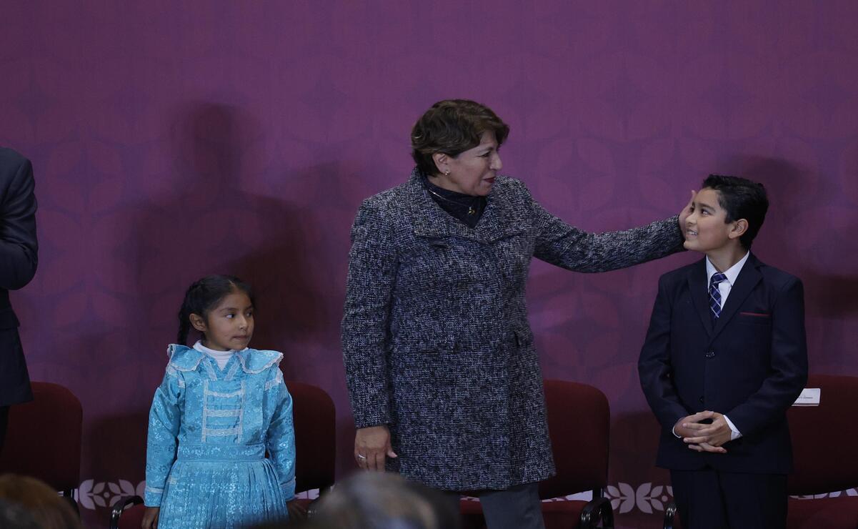 Para el gobierno de Delfina Gómez el reto es garantizar los derechos de los niños y niñas / Foto: Arturo Hernández