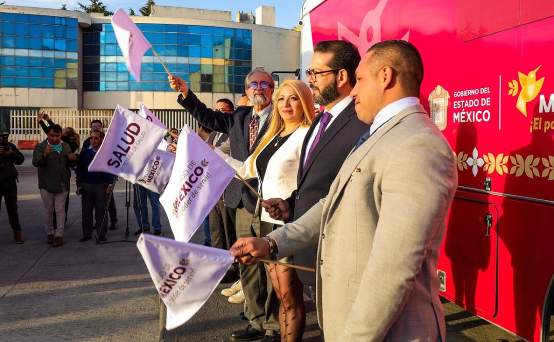 Una de las unidades móviles de salud que forma parte de las caravanas de salud que recorren el Edomex / Foto: Especial