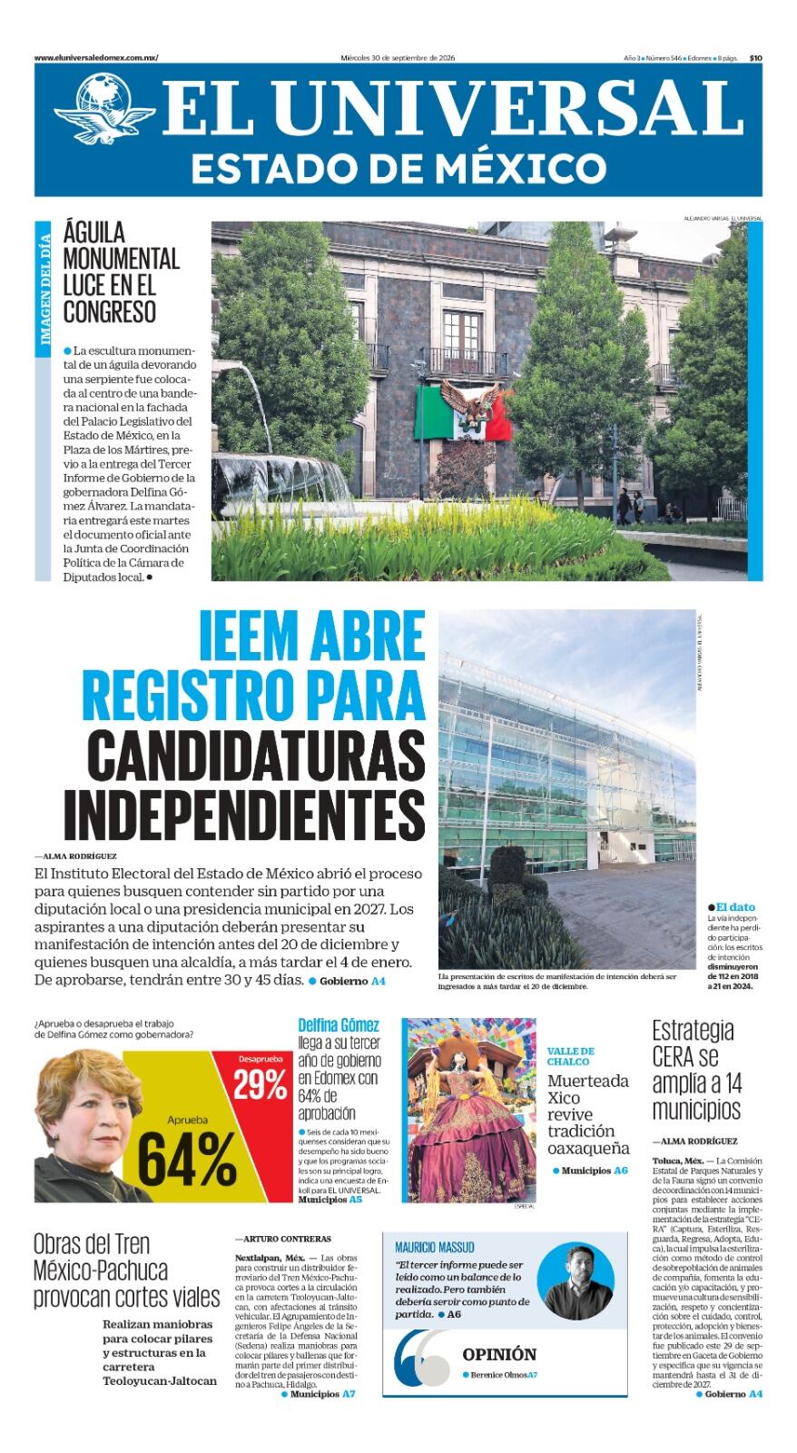 Portada 30 de septiembre de 2026