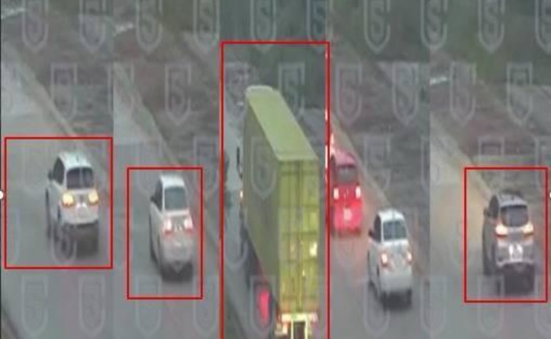 Las cámaras del C5 detectaron tres vehículos posiblemente involucrados en el robo. Foto. Especial
