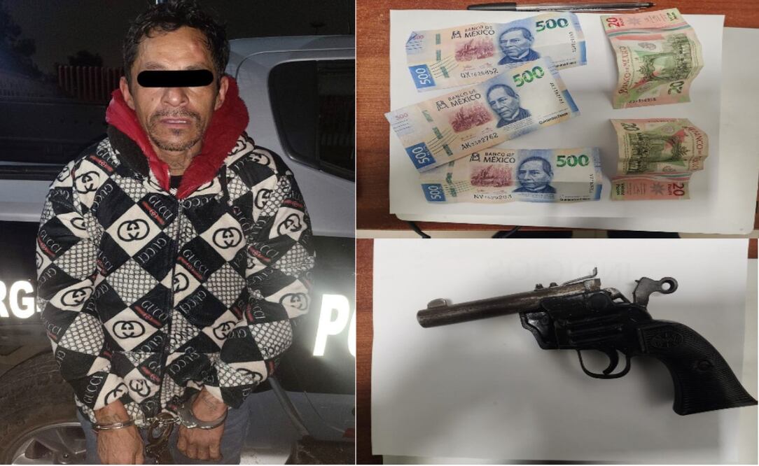 Víctor Hugo portaba un arma y dinero en efectivo al momento de su detención. Foto Especial